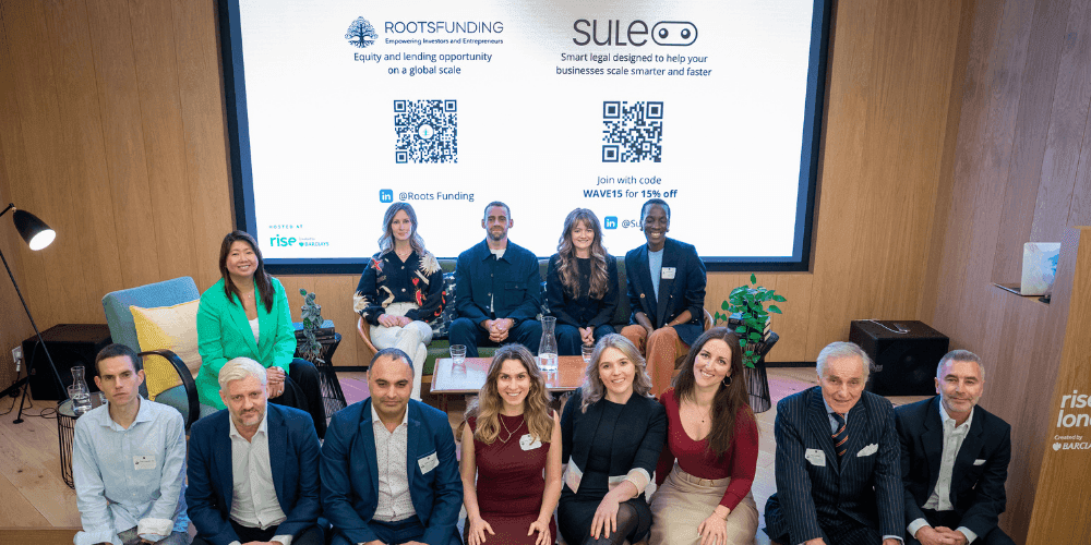 SuLe x Roots Funding "The New Wave of Entrepreneurship" Event in London