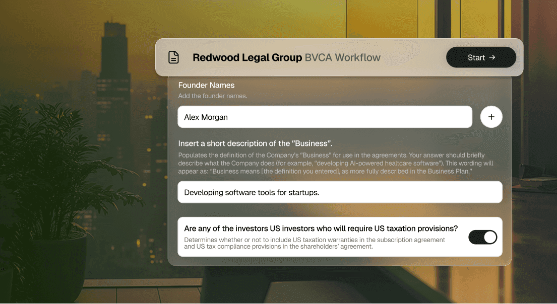 Control the questions that drive the draft UI