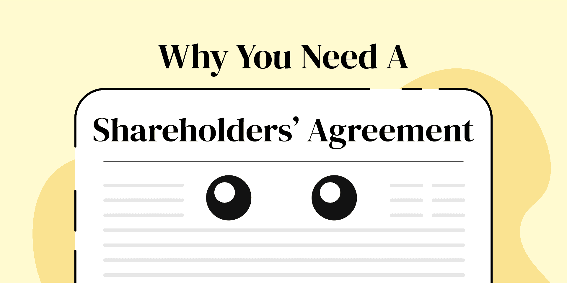 The Founder's Pre-Nup: Why You Need a Shareholder Agreement Before Taking Investment